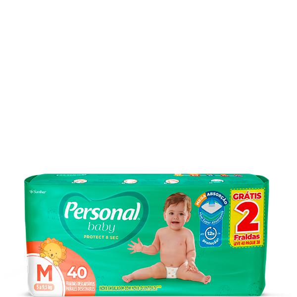 Personal tamanho M 40 unidades